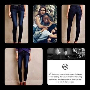 👖Anthropologie AG Adriano Goldschmied The Legging Super Skinny DkNavy Jeans-30R